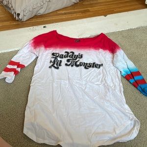 Suicid Squad Harley Quinn Baseball Shirt